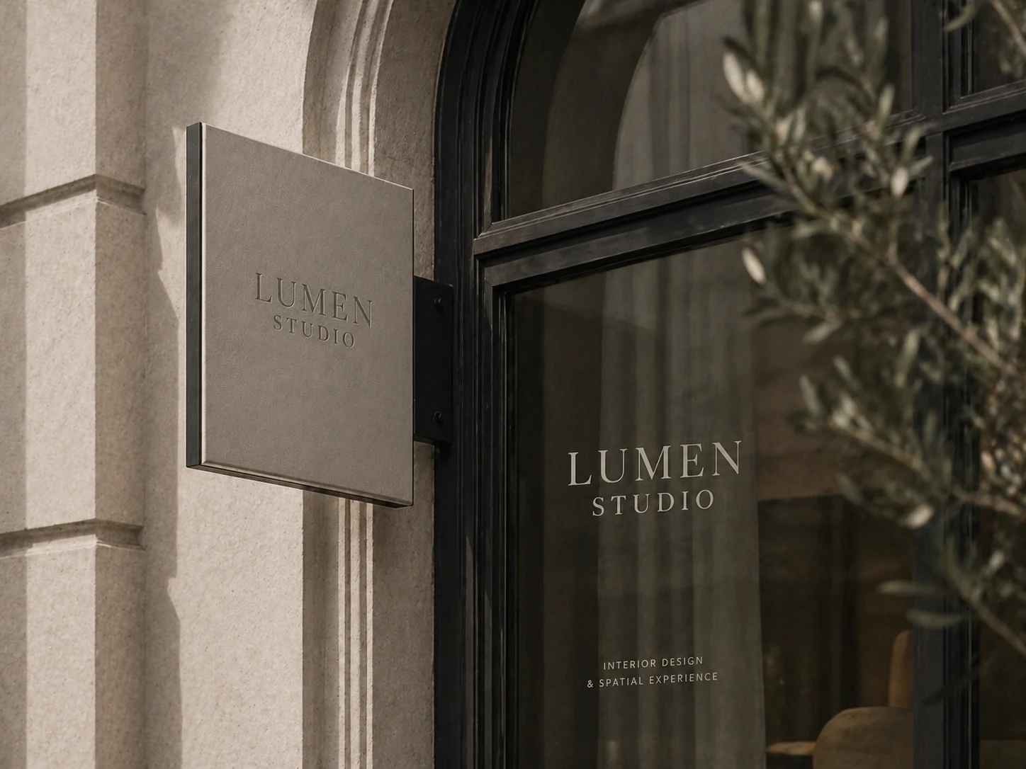 Lumen Studio interior design brand identity case study